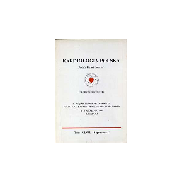 Kardiologia Polska t. 47 Suplement I Kardiologia Polska t. 47 Suplement I