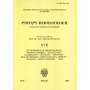 Postępny dermatologii XVII
Annals in polish and english