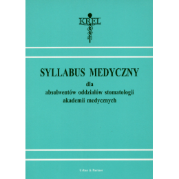 Syllabus medyczny dla oddziałów stomatologii akademii medycznych