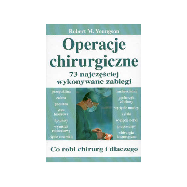 Operacje chirurgiczne 73 najczęściej wykonywane zabiegi