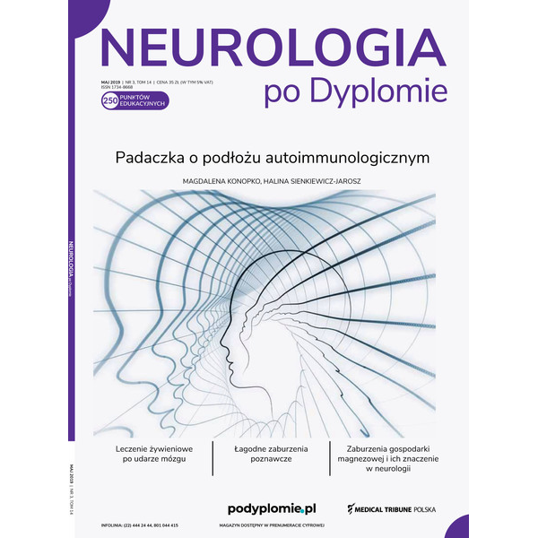Neurologia po Dyplomie  pojedynczy zeszyt  (Dostępny tylko w ramach prenumeraty po uzgodnieniu z Księgarnią)