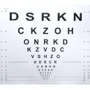 Tablica okulistyczna - kliniczna 67 x 62 cm