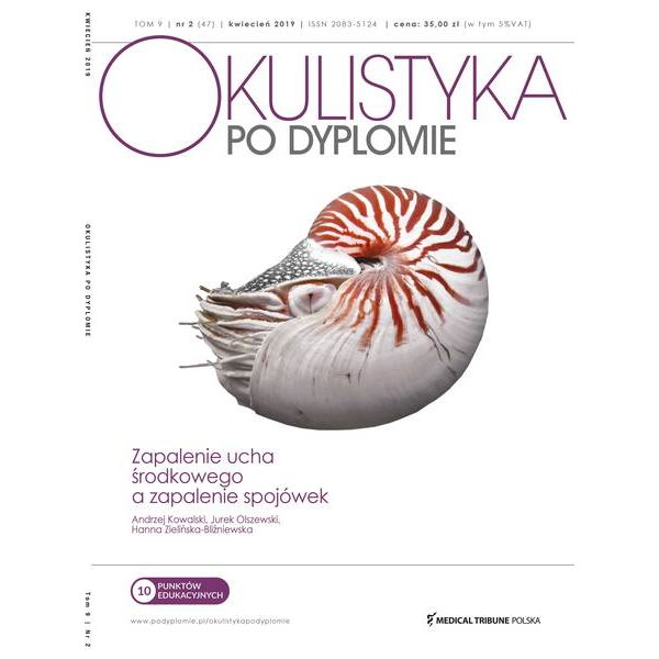 Okulistyka po Dyplomie pojedynczy zeszyt  (Dostępny tylko w ramach prenumeraty po uzgodnieniu z Księgarnią)