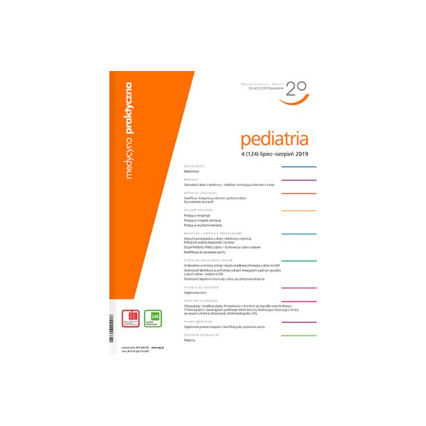 Medycyna Praktyczna - Pediatria pojedynczy zeszyt  (Dostępny tylko w ramach prenumeraty po uzgodnieniu z Księgarnią)