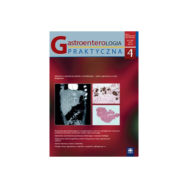 Gastroenterologia Praktyczna- pojedynczy zeszyt  (Dostępny tylko w ramach prenumeraty po uzgodnieniu z Księgarnią)
