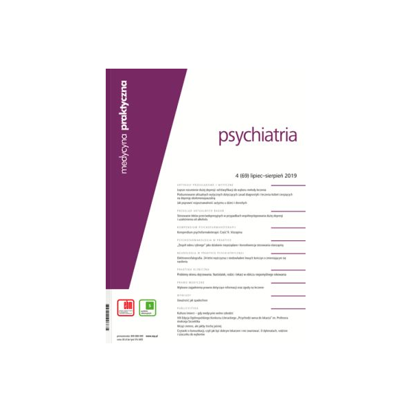 Medycyna Praktyczna - Psychiatria pojedynczy zeszyt  (Dostępny tylko w ramach prenumeraty po uzgodnieniu z Księgarnią)