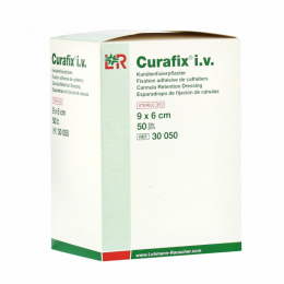 Opatrunek do mocowania kaniul jałowy - Curafix, 9x6 cm (1szt)