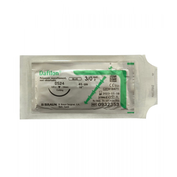 Nici chirurgiczne Dafilon - 3/0 45 cm ( niewchłanialne)