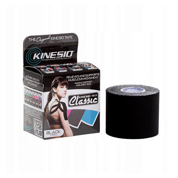 Taśma Kinesio Tape Classic - 5cm x 4m (czarna)