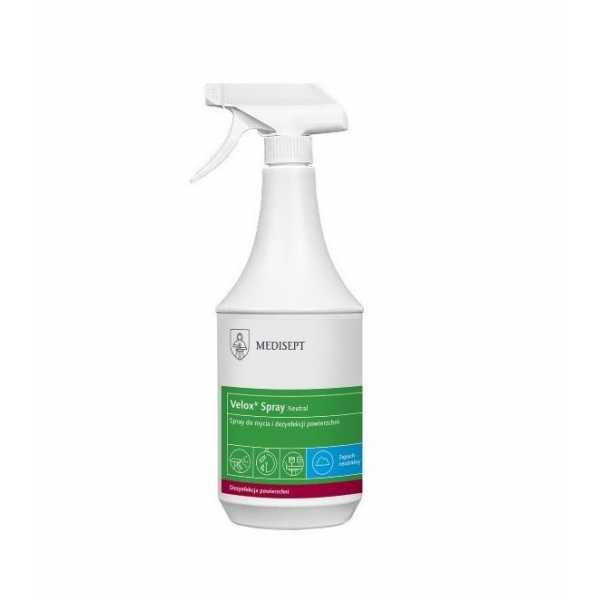 Płyn do dezynfekcji powierzchni - Velox Spray Neutral, 1L 