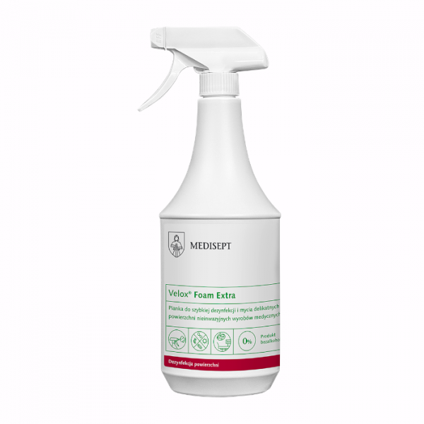 Pianka do mycia i dezynfekcji powierzchni - Velox Foam Extra, 1L 