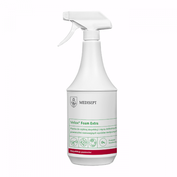 Pianka do mycia i dezynfekcji powierzchni - Velox Foam Extra, 1L Pianka do mycia i dezynfekcji powierzchni - Velox Foam Extra, 1L