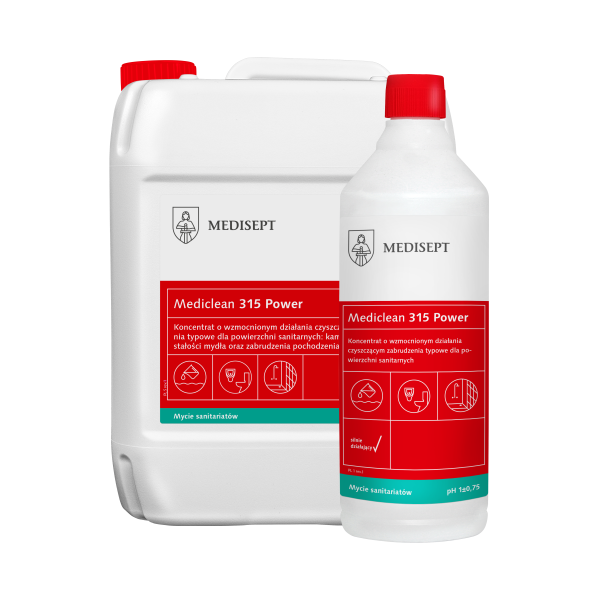 Koncentrat do mycia sanitariatów - Mediclean 315 power, 5L