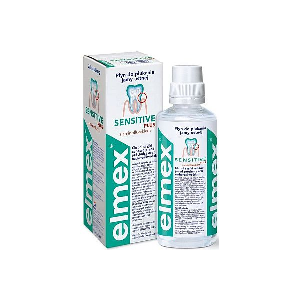 Płyn do płukania jamy ustnej Elmex Sensitive 400 ml Płyn do płukania jamy ustnej Elmex Sensitive 400 ml