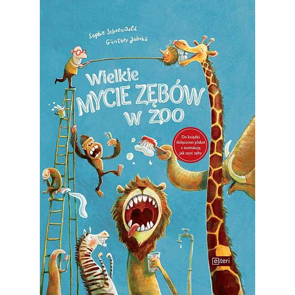 Wielkie mycie zębów w zoo Wielkie mycie zębów w zoo