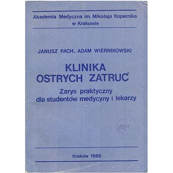 Klinika ostrych zatruć...