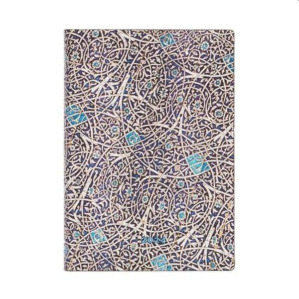 Terminarz medyczny Paperblanks 2024 Granada Turquoise Midi tygodniowy HOR  