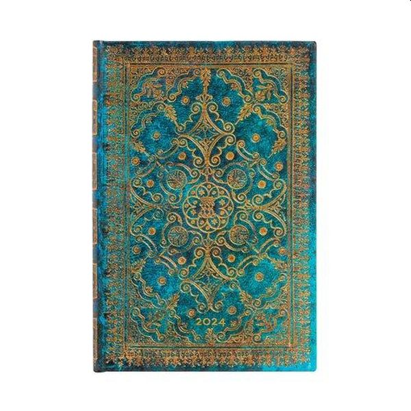 Terminarz medyczny Paperblanks 2024 Azure Mini tygodniowy HOR