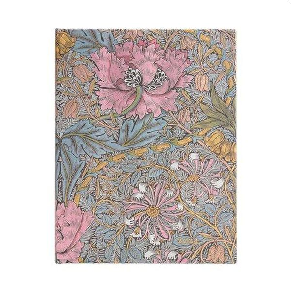 Terminarz medyczny Paperblanks 2024 Morris Pink ULTRA tygodniowy HOR