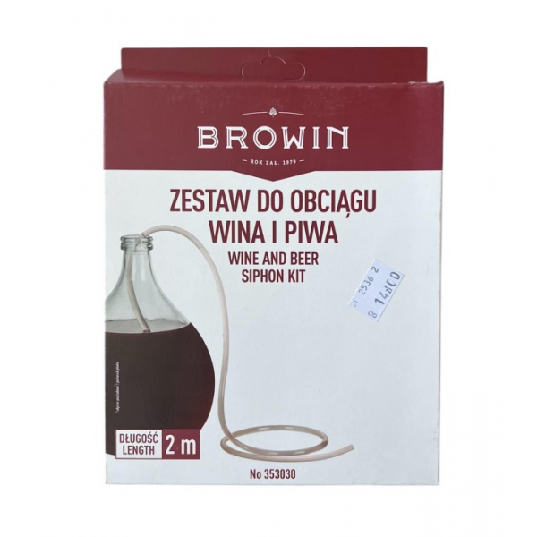 Zestaw do obciągu wina i piwa