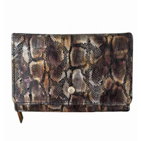 Portfel skórzany - brąz