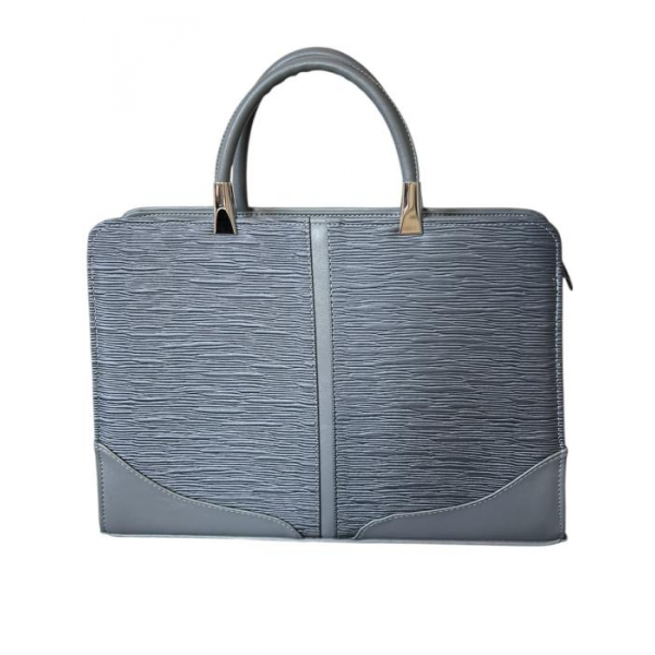 Torba skórzana - szara