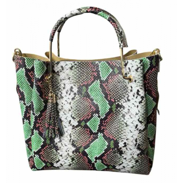 Torba skórzana - kolor wąż