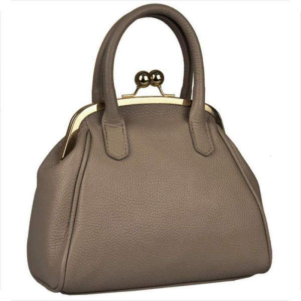 Torba skórzana - mini taupe