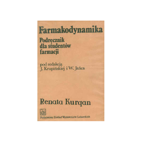 Farmakodynamika Podręcznik dla studentów farmacji